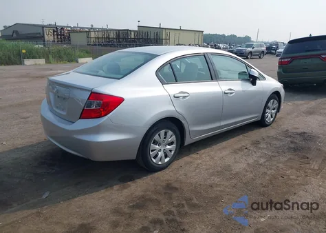 2012 Honda Civic Lx from USA, damaged, VIN 19XFB2F5XCE372783